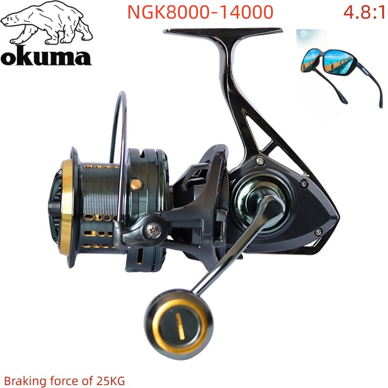 Abu Garcia Reel Max - Reel Pancing OKUMA 8000-14000, Roda Pancing